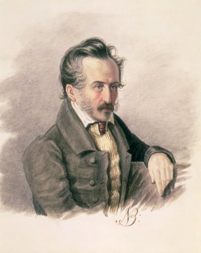 Portrait of Prince Volkonsky, c.1849 by Nikolai Alexandrovich Bestuzhev